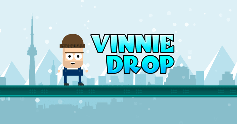 Vinnie Drop website home page